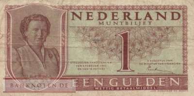 Netherlands - 1  Gulden (#072_F)