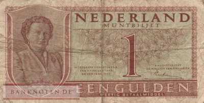 Netherlands - 1  Gulden (#072_VG)