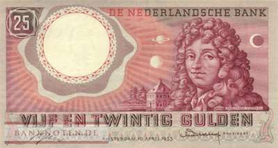 Niederlande - 25  Gulden (#087_XF)