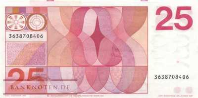 Niederlande - 25  Gulden (#092a_UNC)