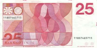 Niederlande - 25  Gulden (#092b_VF)