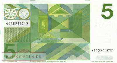 Netherlands - 5  Gulden (#095a_UNC)