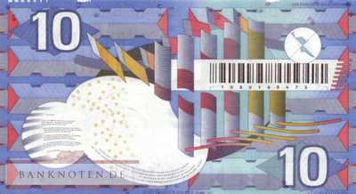 Niederlande - 10  Gulden (#099_UNC)