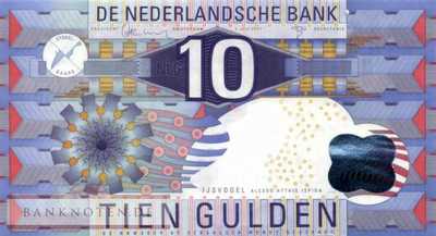 Netherlands - 10  Gulden (#099_UNC)