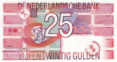 Netherlands - 25  Gulden (#100_UNC)