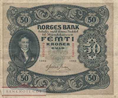 Norwegen - 50  Kroner (#009d-42_F)