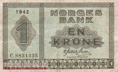 Norwegen - 1  Krone (#015a-42_VF)