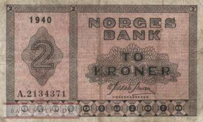 Norwegen - 2  Kroner (#016a1-40_F)