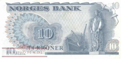 Norwegen - 10  Kroner (#036c-79_AU)