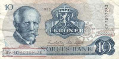 Norwegen - 10  Kroner (#036c-83_VG)