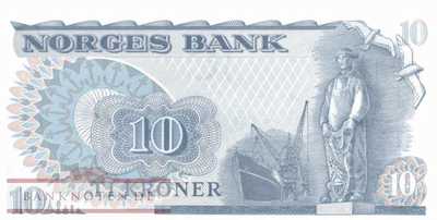 Norway - 10  Kroner (#036c-84_UNC)