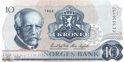 Norwegen - 10  Kroner (#036c-84_UNC)