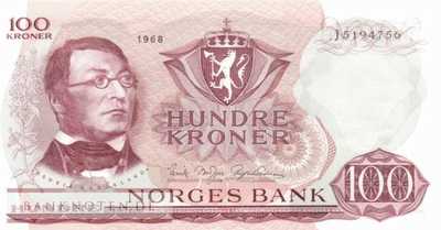 Norwegen - 100  Kroner (#038b-68_UNC)