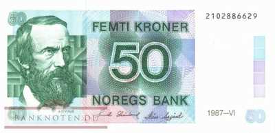 Norwegen - 50  Kroner (#042d_UNC)