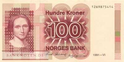 Norwegen - 100  Kroner (#043d-91_UNC)