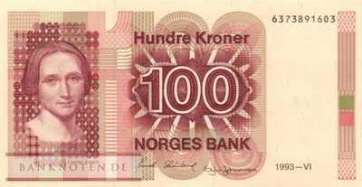 Norway - 100  Kroner (#043d-93_UNC)