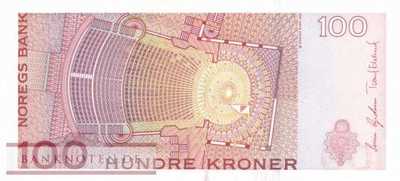 Norwegen - 100  Kroner (#049a_UNC)