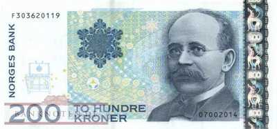 Norway - 200  Kroner (#050g_UNC)