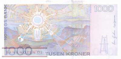 Norway - 1.000  Kroner (#052a_UNC)