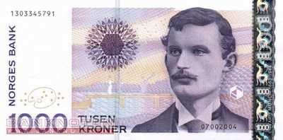 Norway - 1.000  Kroner (#052b_UNC)