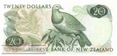 Neuseeland - 20  Dollars (#167d_UNC)