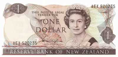 Neuseeland - 1  Dollar (#169a_UNC)