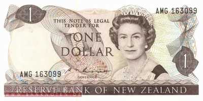 New Zealand - 1  Dollar (#169b_UNC)