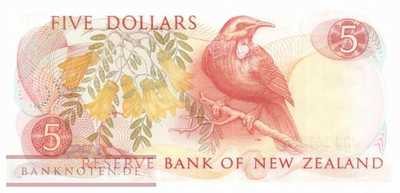 New Zealand - 5  Dollars (#171a_UNC)