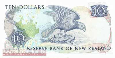 Neuseeland - 10  Dollars (#172c_UNC)