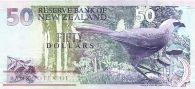 New Zealand - 50  Dollars (#180a_UNC)