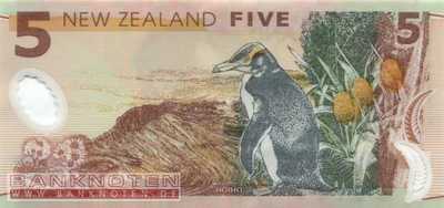 Neuseeland - 5  Dollars (#185b-03_UNC)