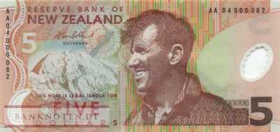 New Zealand - 5  Dollars (#185b-05_UNC)