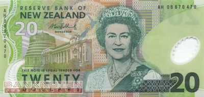 New Zealand - 20  Dollars (#187b-06_UNC)
