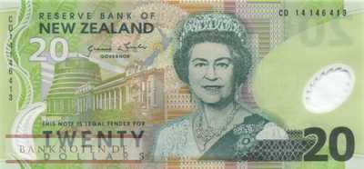 New Zealand - 20  Dollars (#187c-14_UNC)
