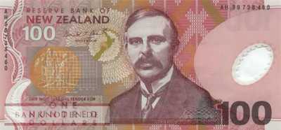 New Zealand - 100  Dollars (#189a-99_UNC)