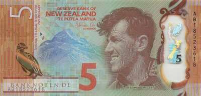Neuseeland - 5  Dollars (#191b_UNC)