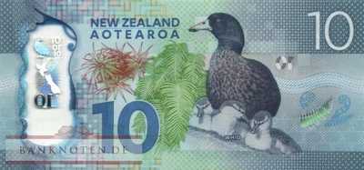 New Zealand - 10  Dollars (#192a_UNC)