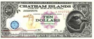 New Zeeland - 10 Dollars (#914_UNC)