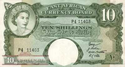 Ostafrika - 10  Shillings (#038_VF)