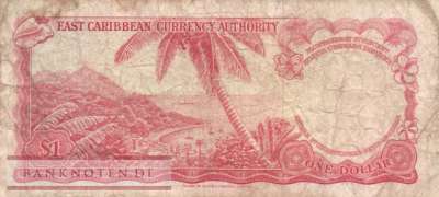St. Lucia - 1  Dollar (#013l_F)