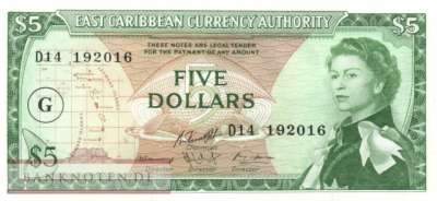 Grenada - 5  Dollars (#014k_UNC)
