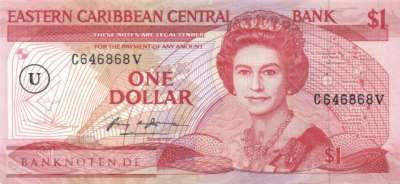 Anguilla - 1  Dollar (#017u_UNC)