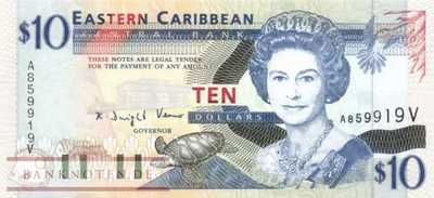 St. Vincent - 10  Dollars (#032v_UNC)
