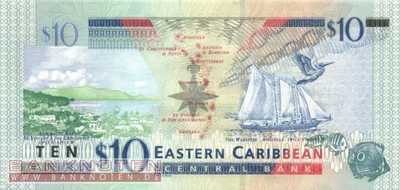 St. Kitts - 10 Dollars (#043k_UNC)