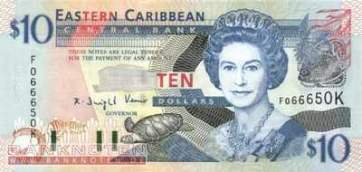 St. Kitts - 10 Dollars (#043k_UNC)