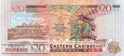 Antigua - 20  Dollars (#044a_UNC)