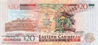 Ostkaribische Staaten - 20  Dollars (#053a_UNC)