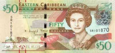 Eastern Caribean States - 50  Dollars (#054b_UNC)