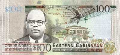 Eastern Caribean States - 100  Dollars (#055b_UNC)