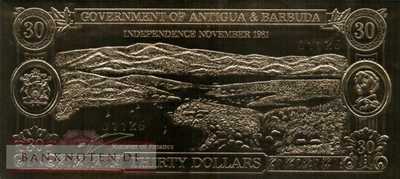 Eastern Caribean States - 30  Dollars (#CS01i_UNC)